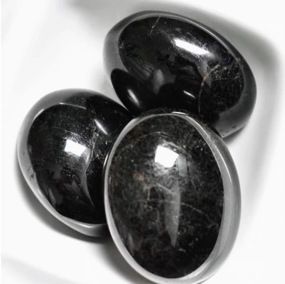 Black tourmaline palm stone new arrivals